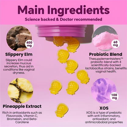 SlipperyElm™ - Women's Probiotic Gummies